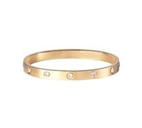 SINLOV Pulsera tipo rinestone Charm Crystal Bangle pulseras Dainty manualetto Jewelry ajustable para las mujeres, L, Metal