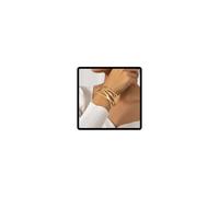 SINLOV Pulseras para chico. Los brazaletes de oro para mujeres se cruzan con pulseras anchas que se envuelven en la muñeca alrededor de las muñecas