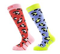 Sinner Calcetines Deportivos Animal Pack 2 Unidades Esquí, Talla Calzado 31-34