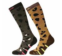 Sinner Calcetines Deportivos Animal Pack 2 Unidades Esquí, Talla Calzado 36-38