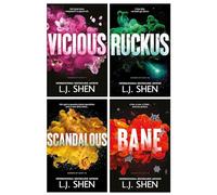 Sinners of Saint Series 4 Books Collection Set By L.J. Shen (Vicious, Ruckus, Scandalous & Bane)