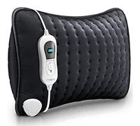 sinnlein Almohadilla Eléctrico con Relleno 100 W | Cojín Térmica Espalda, Hombros y Cuello | Almohada Eléctrica con 3 Niveles de Temperatura y Apagado Automático (Antracita)