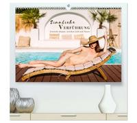 Sinnliche Verführung - Erotische Eleganz zwischen Licht und Wasser (hochwertiger Premium Wandkalender 2026 DIN A2 quer), Kunstdruck in Hochglanz: Sinnliche Aktfotografie am Pool