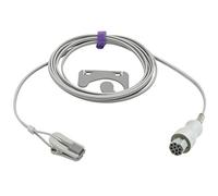 Sino-K compatible con Datex Ohmeda OXY-E4-N Spo2 Sensor adulto Ear Clip 9.8 pies 10 pines conector FDA/CE aprobado