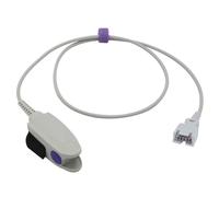 Sino-k Compatible con Masimo Spo2 Sensor 1863 LNCS DCI Adulto con Clip de Dedo 3.2 pies 9 Pines Conector FDA/CE Aprobado