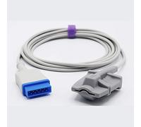 Sino-K Compatible GE Datex Ohmeda Spo2 Sensor Finger Soft 9.8 ft 11 Pins Conector CE/FDA aprobado