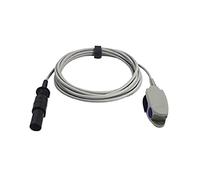 Sino-k Compatible para Datex Ohmeda OXY-F4-H Spo2 Sensor Finger Clip 9.8 pies 7 Pines Connector FDA/CE Approved