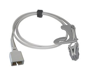 Sino-k Compatible para Nellcor Ear Clip Spo2 Sensor Non-oximax 3.2 pies 7 pines Conector FDA/CE Approved