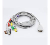 Sino-K Mortara Burdick 012-0844-01 - Cable EKG compatible con 10 cables de 3 m de longitud IEC estándar 15 pines aprobado por la CE