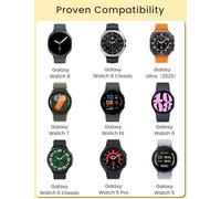 Sinoacc Cargador compatible con Samsung Galaxy Watch 8/7/Ultra/6/6 Classic/5/5 Pro/4/4 Classic/3/Active 2/1 Galaxy Watch Cable de carga magnético USB