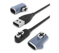 Sinoacc Cargador Compatible con Shokz Openrun Pro Mini Opencomm 2, 100cm Cable de Carga USB para Aftershokz Aeropex As800, con Adaptador de 2 Piezas