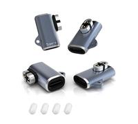 Sinoacc Cargador Compatible con Shokz Openrun Pro Mini Opencomm 2 Aftershokz Aeropex AS800, 4 Piezas