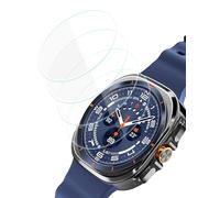 Sinoacc Protector de pantalla para Samsung Galaxy Watch Ultra 2025/2024 (47 mm), vidrio templado HD 9H, ajuste perfecto, antiarañazos, fácil instalación, paquete de 4