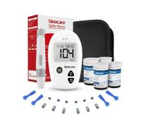 Sinocare Accu 100 Kit Glucómetro + 100 Tiras Mg/Dl