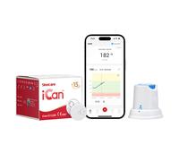 Sinocare iCan i3 CGM Monitoreo continuo de glucosa durante 15 días Medición automática a través de la aplicación iCan CGM (kit completo) | 2 paquetes