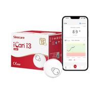 Sinocare iCan Sensor CGM - Monitoreo Continuo de Glucosa, Datos en Tiempo Real Cada 3 Minutos, 15 Días de Uso, Sin Escaneo, Menos Dolor, Conexión Bluetooth