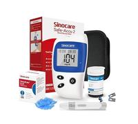 Sinocare Safe-Accu2 Kit Glucosa Glucómetro + 50 Tiras + Punción