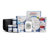 Sinocare Safe Aq Pro I Kit Glucómetro + 100 Tiras + 100 Lancetas