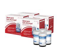 Sinocare Tiras en Sangre Tiras, 200 x Tiras Reactivas sin Código Solo para Safe AQ Angel