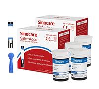 Sinocare Tiras Glucosa, Tiras de Prueba de Glucosa para Safe Accu Solo Medidor de Glucosa en Sangre