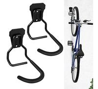 Sinoer Juego de 2 ganchos verticales para portabicicletas montado en la pared