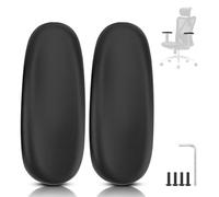 SINOLUXE Almohadillas de repuesto para reposabrazos para silla de oficina Sihoo M18. Piezas de repuesto ergonómicas para reposabrazos de silla de oficina SIHOO M18, color negro