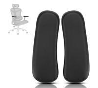 SINOLUXE Almohadillas de repuesto para reposabrazos SIHOO Doro C300, piezas de repuesto ergonómicas para silla de oficina, color negro