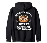 Sinónimo Rolls Inglés Profesor Gramática Juego de Palabras Sudadera con Capucha