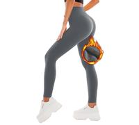 SINOPHANT Leggins Termicos Mujer Invierno, Cintura Alta Pantalon Forro Pola Mallas Termicas Leggings térmicos Deporte 1 Gris XXL