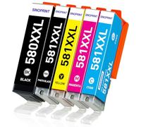SINOPRINT 580 581XXL Cartucho de tinta de repuesto para Canon PGI-580XXL CLI-581XXL para TS705 Cartuchos de tinta para Pixma TS6350 TS6250 TS8250 TS6351 TS6251 TS705 TS8550 TS6250 TS8500 TS825252