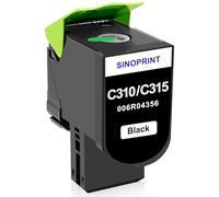 SINOPRINT C310 C315 Tóner Negro Compatibles con Xerox C310 Toner Xerox C315 Toner para Xerox C310 C310DNI C310DNIM C315 C315DNI(1 Negro), 006R04356
