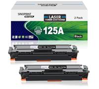 SINOPRINT Cartucho de tóner negro 125A de repuesto para impresora HP 125A CB540A para HP Color CP1215 CP1515n CP1518ni CM1312 CM1312nfi (paquete de 2 negro)