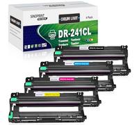 SINOPRINT DR241CL Tambor compatible para Brother DR-241 R241 para MFC-9332CDW Unidad de tambor Brother MFC-9142CDN HL-3142CW HL-3152CDW DCP-9022CDW DCP-9020CDW MFC9332CDW MFC9142CDN (4 unidades)