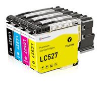 SINOPRINT LC527 - Cartuchos de tinta compatibles con Brother LC-527 LC527XL | LC527VAL compatible con Brother MFC-J4350DW MFC-J4550DW J4350DW J4550DW (negro, cian, magenta, amarillo)