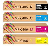 SINOPRINT MP C406 - Cartucho de tóner compatible con MP C406 842091 842092 842093 842094, cartucho de tóner de repuesto para Ricoh MP C306 C307 C406 C407 C306ZSP C306ZSPF C406ZSPF C407ZZZZZZZSPF