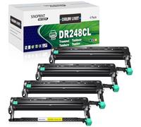 SINOPRINT Paquete de 4 unidades de tambor DR248 ompatibles con Brother DR-248 R-248 DR248CL tambor para Brother DCP-L3520CDW DCP-L3560CDW HL-L8240CDW HL-L8230CDW MFC-L3740CDW HL-L3220CW