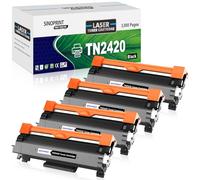 SINOPRINT TN2420 TN2410 Cartucho de tóner Compatible para Brother TN2420 TN 2420 para Brother MFC-L2710DW HL-L2310D HL-L2350DW HL-L2370DN HL-L2375DW DCP-L2530DW MFC-L2710DN L2730DW (4 Unidades)