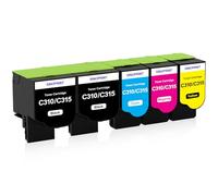 SINOPRINT Tóner C310 C315 compatible para tóner Xerox C315, Xerox C310 cartuchos de impresora para C310DNI C310DNIM C315DNI(5 paquetes, 006R04356 006R04357 006R04358 006R04358 006R043558 006R043557 9)