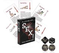 Sinorichh 1 Set of Accessories + 4 Dice, Specially Designed for Couples' Interactive Games, offering Over 50 Gameplay Experiences-Suitable for Any Occasion.