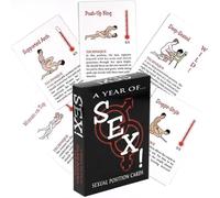 Sinorichh 50 Juegos de Cartas - para Juegos de Mesa y Juegos de rol de Parejas de Fiestas