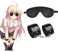 Sinorichh Accesorio ajustable de cuero negro para juegos de rol, adecuado para diversas ocasiones (negro)