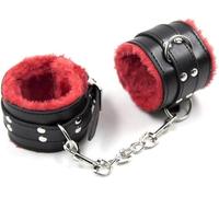 Sinorichh Esposas de Fiesta de Juego con Accesorios de Cuero - Juego de Roles para Parejas (Negro)