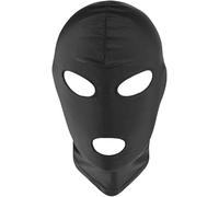 Sinorichh Máscara transpirable con antifaz - Disfraz para juegos de rol - Máscara abierta en la cara - Accesorio transpirable para la cabeza - Juguete para parejas