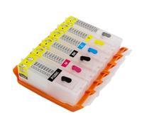 SINOSCOGO Cartucho de Tinta Recargable 6 uds PGI-150 CLI-151 GY Compatible con MG6310 MG6610 MG7110 MG7510 IP8710 con Chips ARC