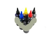 SINOSCOGO Cartucho de Tinta Recargable con Suministros de Impresora TS8160 TS8260 TS9160 TS8360 para PGI 680XXL CLI(6Bottle Ink)