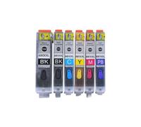 SINOSCOGO Cartucho de Tinta Recargable con Suministros de Impresora TS8160 TS8260 TS9160 TS8360 para PGI 680XXL CLI(Full Cartridge)