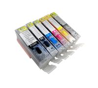 SINOSCOGO Cartucho de Tinta Recargable, Paquete de 4 PGI-650XL CLI-651XL con Suministros de Impresora MG6360 MG7160 MG7560 para PGI650 CLI651XL(Full Cartridge)