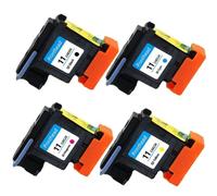 SINOSCOGO Compatible con Suministros de Impresora C4810A C4811A C4812A C4813A Cabezal de impresión 11 para número de Pieza Designjet 500 800 510 100 110(1SET - 4 Pcs)