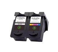 SINOSCOGO Suministros de Impresora PG47 PG 47 PG-47 CL-57 CL57 CL 57 Cartucho de Tinta remanufacturado para número de Pieza E400 E460 E480 E3170 E3370 E410