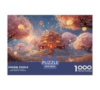 Sinoshow_24085_3D_Cartoon_a_Fantasy_Hobbit_House_in_The_distanc_57cbaff2-fede-4451-976a-639015470885_3 1000 Piezas Rompecabezas Estimulante Y Educativo Juego De Rompecabezas, Juguetes Educativos Únic